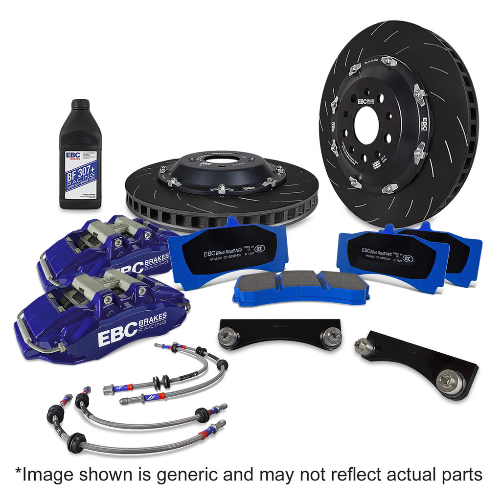 EBC Brakes BBK033BLU-1 - Apollo Balanced Front Big Brake Kit, Blue