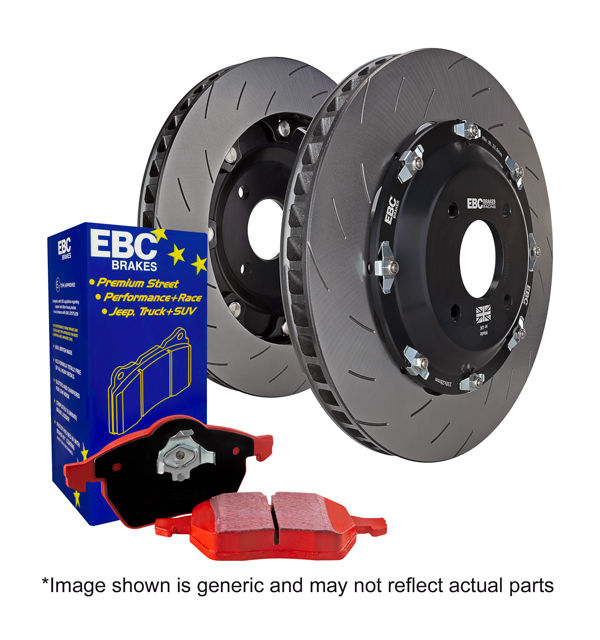 EBC Brakes S25KF1004 - Brake Kit - Ultimax Pad and Plain Rotor