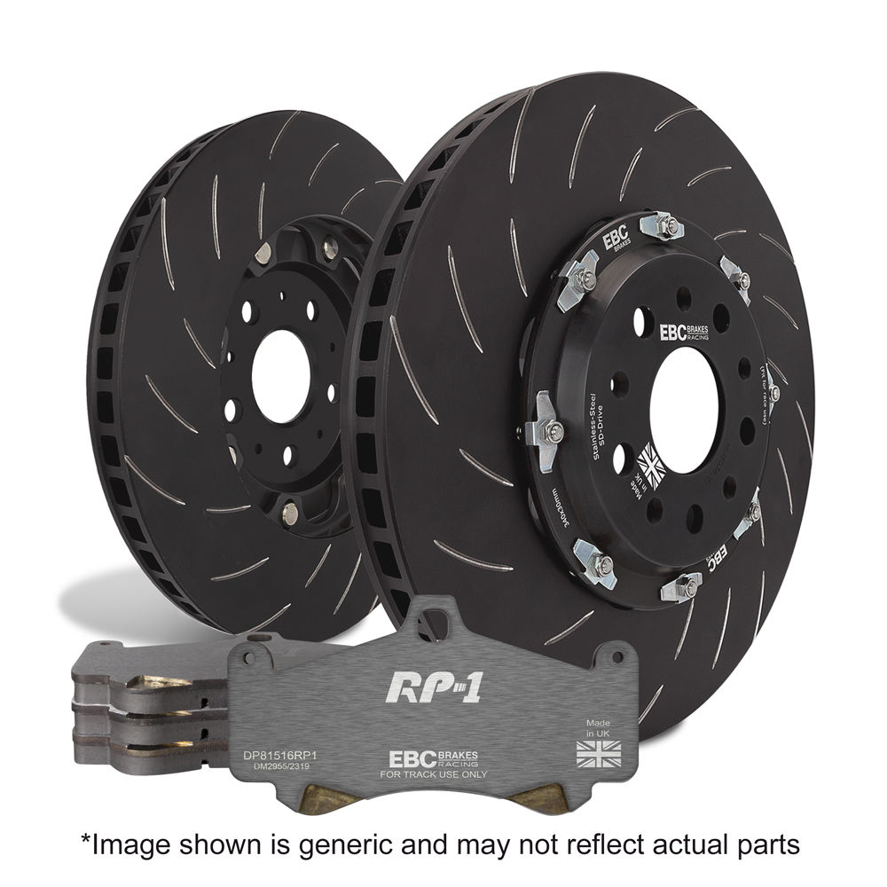 EBC Brakes S29KF1002 - Brake Kit - RP-1 Pad and 2-Piece Floating Rotor