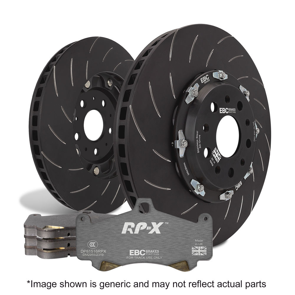 EBC Brakes S30KF1020 - Brake Kit - RP-X Pad and 2-Piece Floating Rotor