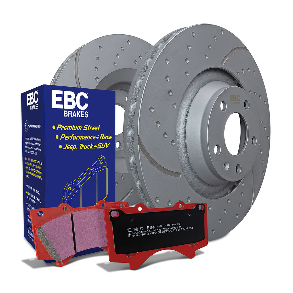 EBC Brakes S8KF1274 - Brake Kit - Orangestuff Pad and GD Rotor