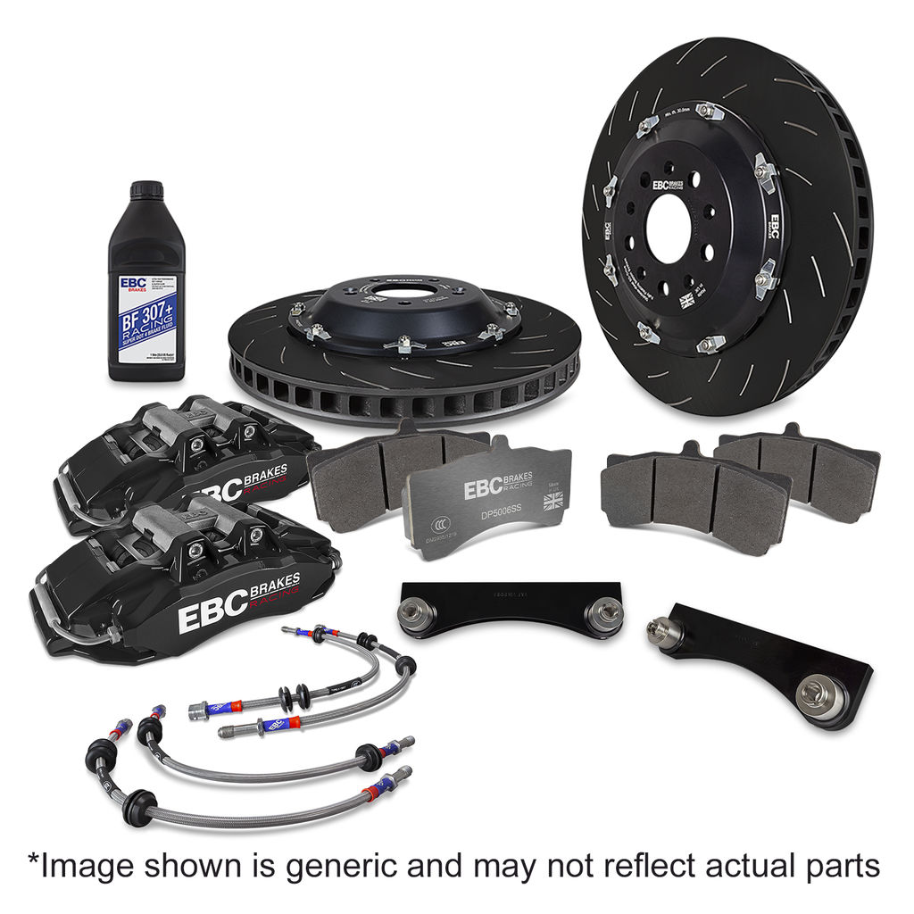 EBC Brakes BBK037BLK-1 - Apollo Balanced Front Big Brake Kit, Black
