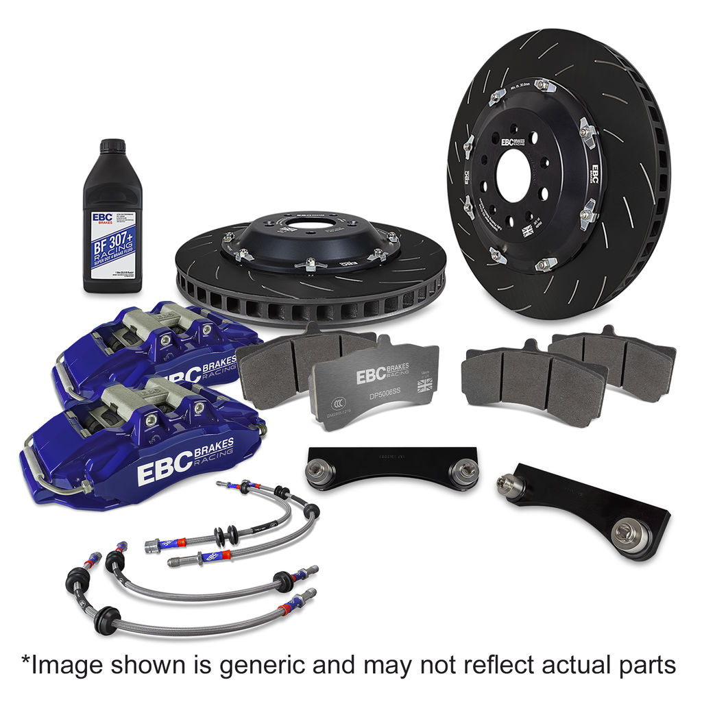 EBC Brakes BBK037BLU-1 - Apollo Balanced Front Big Brake Kit, Blue