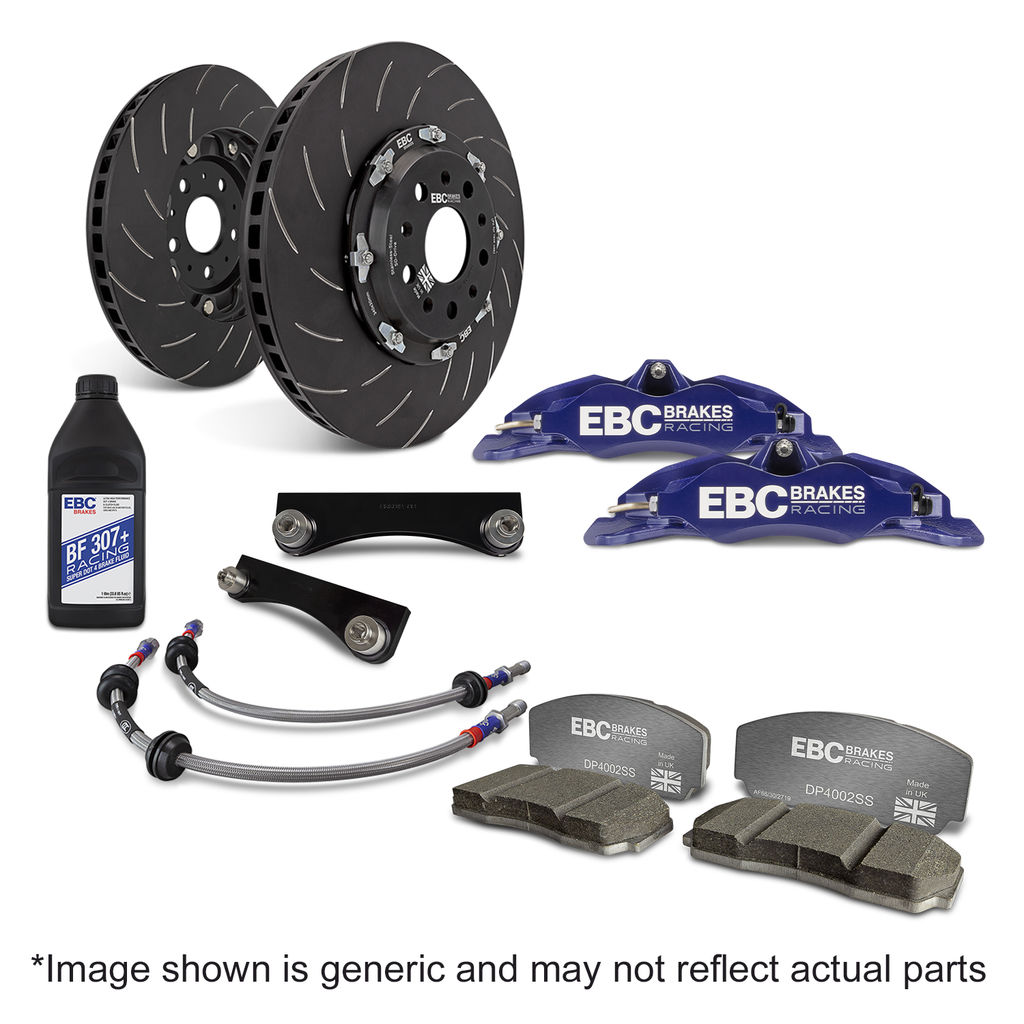 EBC Brakes BBK040BLU-1 - Apollo Balanced Front Big Brake Kit, Blue