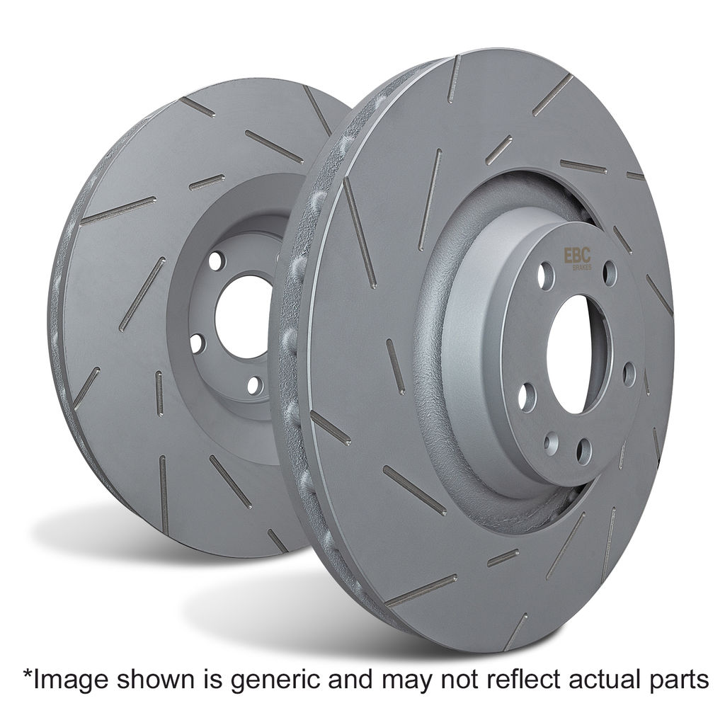 EBC Brakes USR1178 - Ultimax Slotted Vented Rear Disc Brake Rotors, 2-Wheel Set