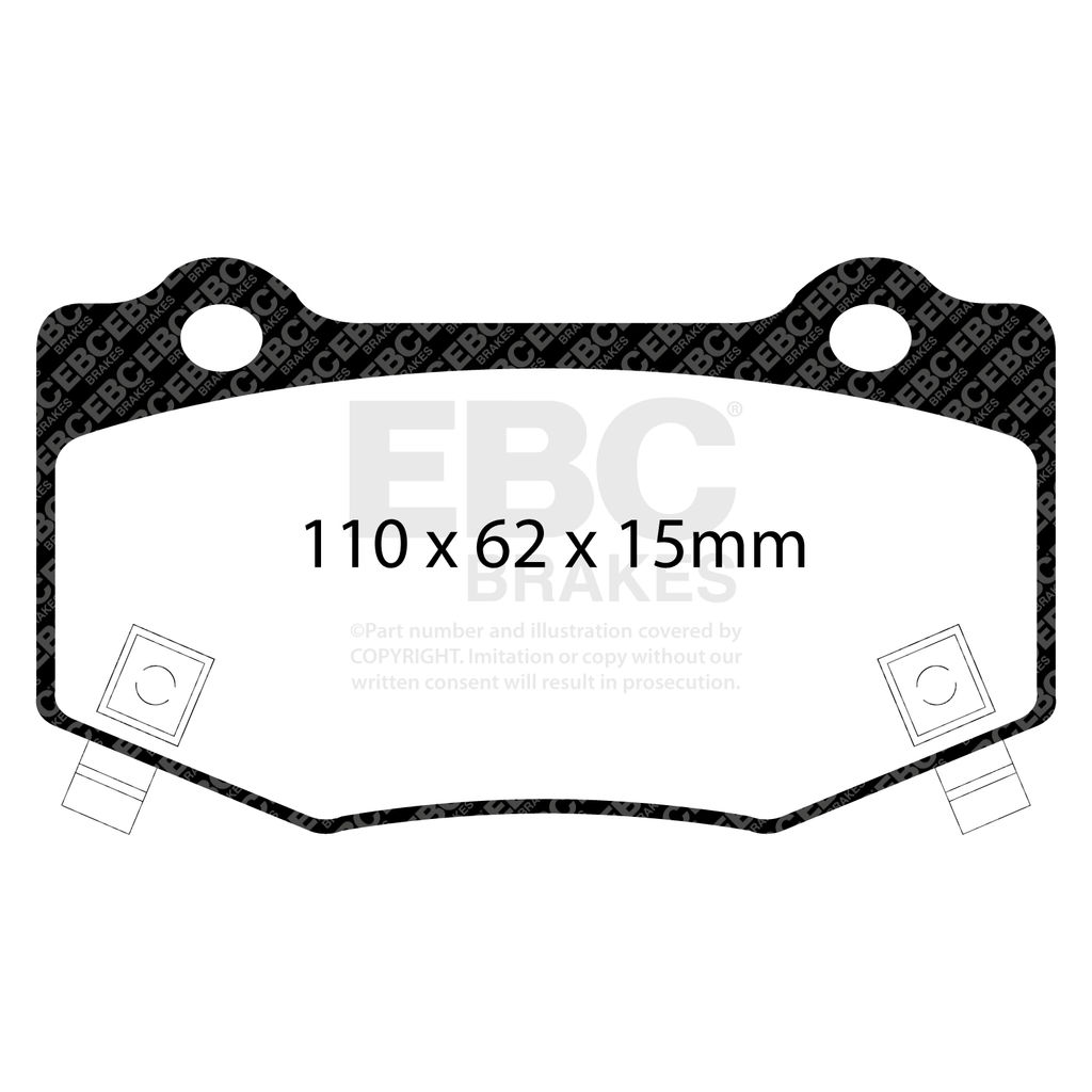EBC Brakes DP83023.15SR11 - SR Series Sintered Race Pads