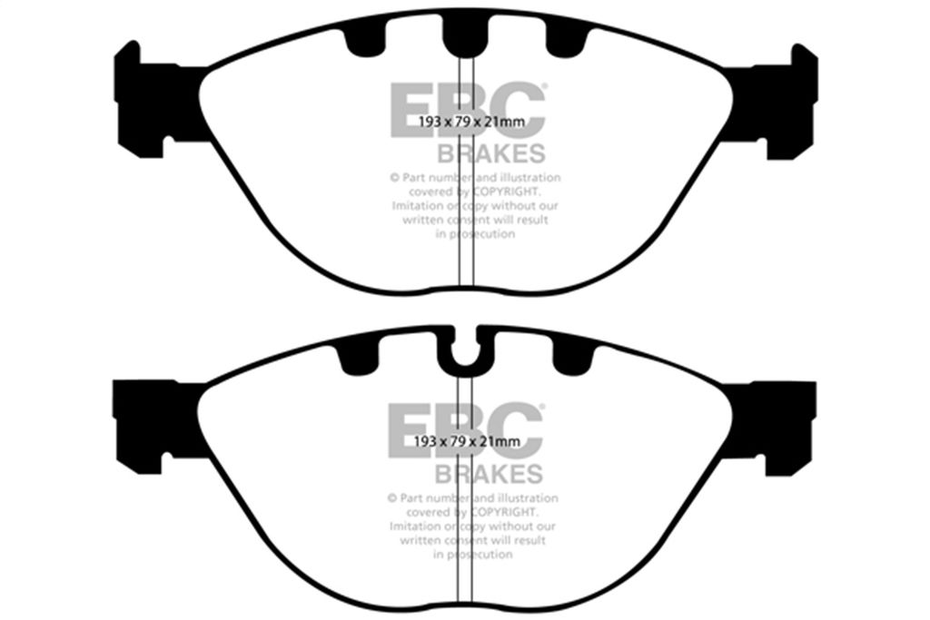 EBC Brakes DP31482C - Redstuff Ceramic Low Dust Disc Brake Pad Set, 2-Wheel Set