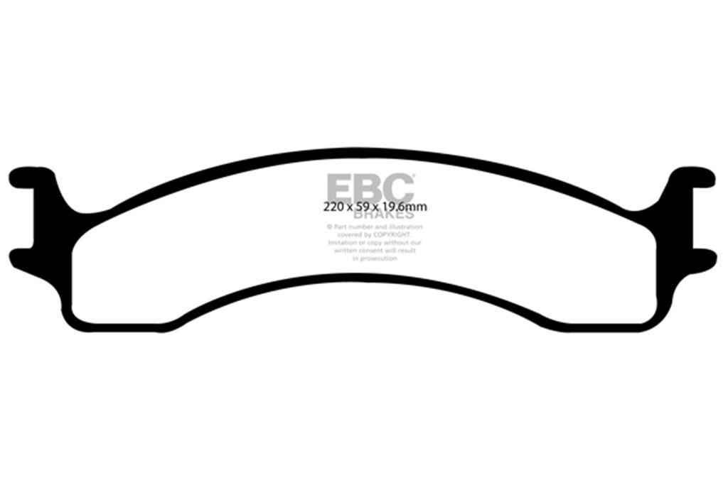 EBC Brakes DP41307R - Yellowstuff Street And Track Brake Pads, 2 Wheel Set