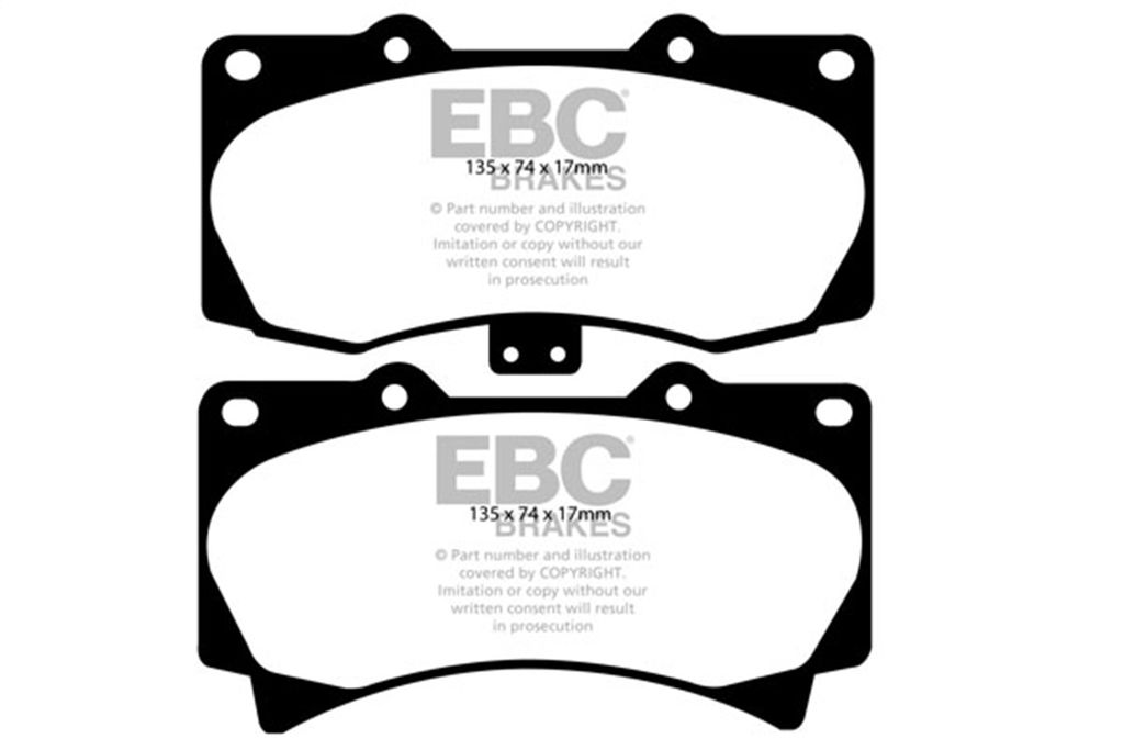 EBC Brakes DP61759 - 6000 Series Greenstuff Disc Brake Pad Set, 2-Wheel Set