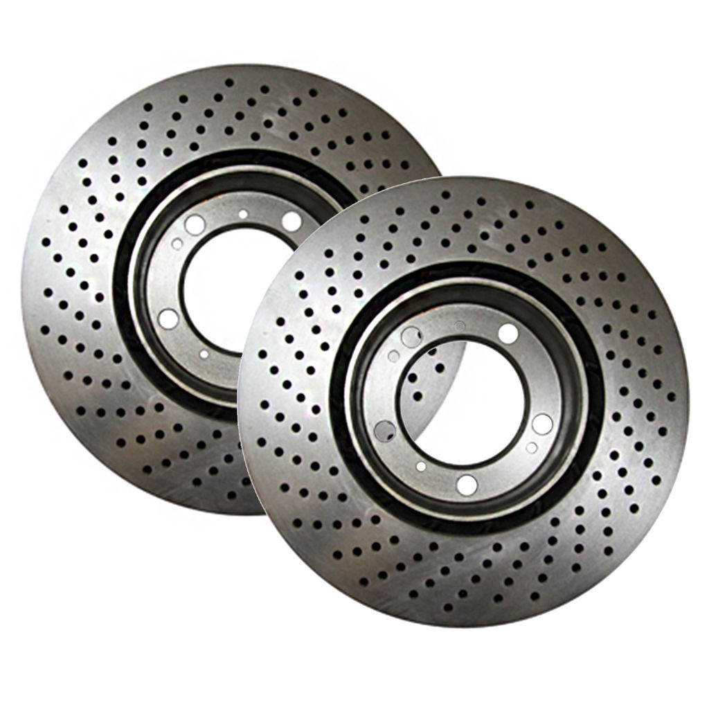 EBC Brakes RK1561XD - OE Cross-Drilled Style Front Brake Rotors, 2-Wheel Set