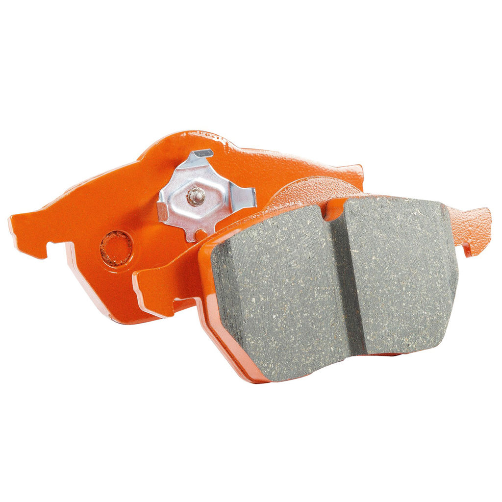 EBC Brakes S8KR1157 - S8 Orangestuff Brake Pad Set and GD Slotted and Dimpled Brake Rotors, 2-Wheel Set