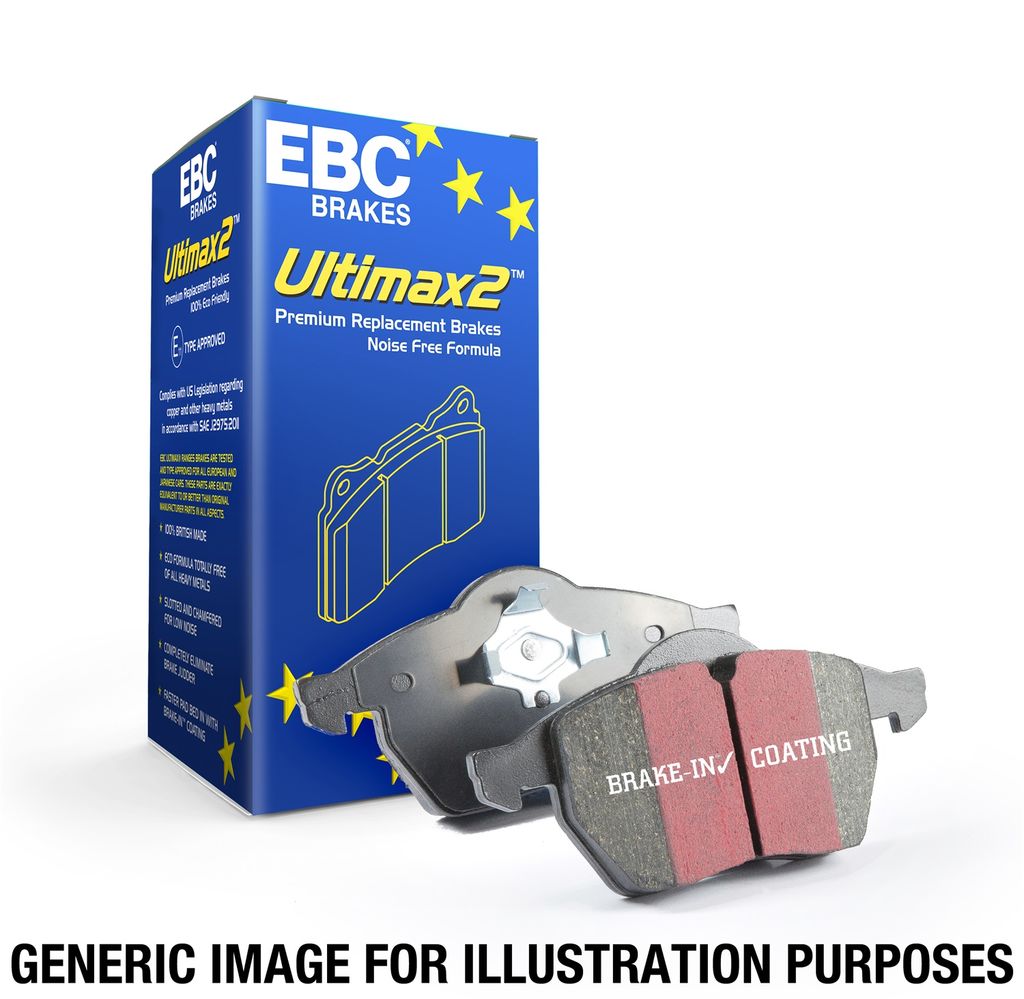 EBC Brakes UD052 - Ultimax OEM Replacement Brake Pads, 2 Wheel Set