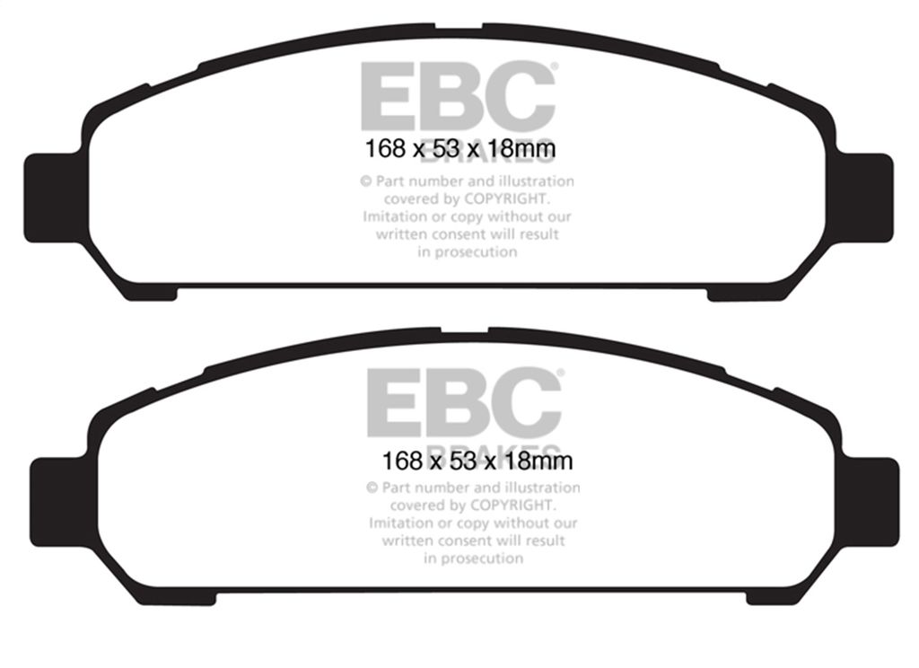 EBC Brakes UD1401 - Ultimax OEM Replacement Disc Brake Pad Set, 2-Wheel Set
