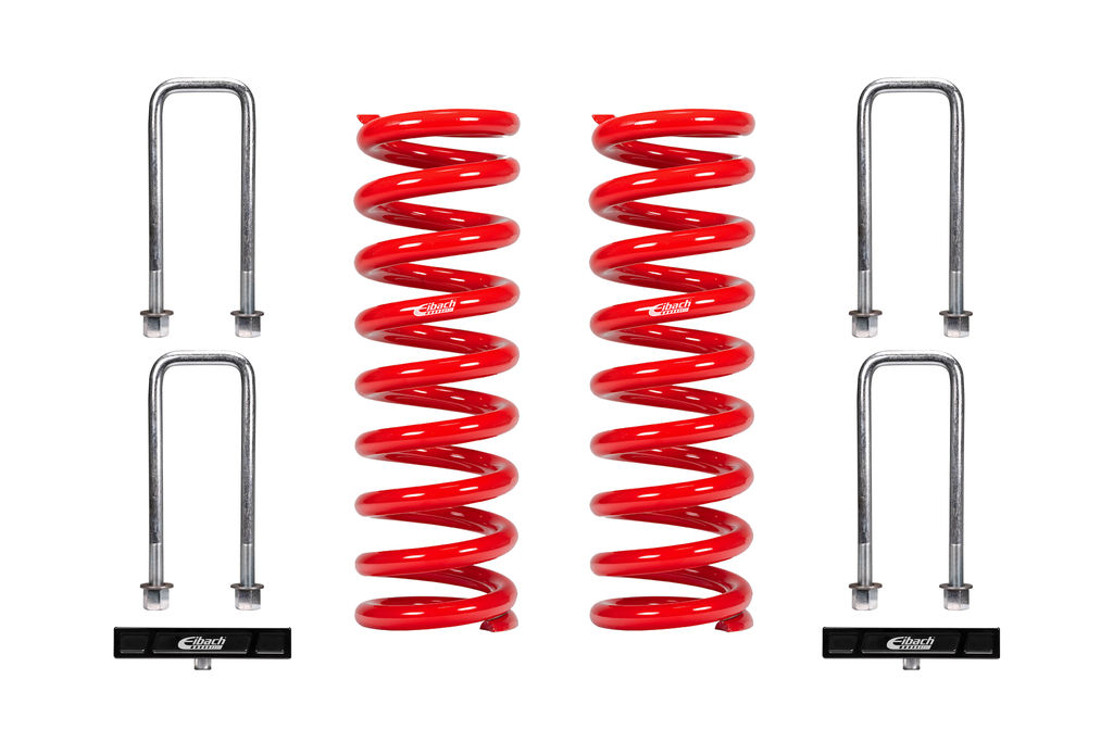 Eibach E30-82-069-04-22 - PRO-LIFT-KIT Springs (Front Springs & Rear 1" Block)