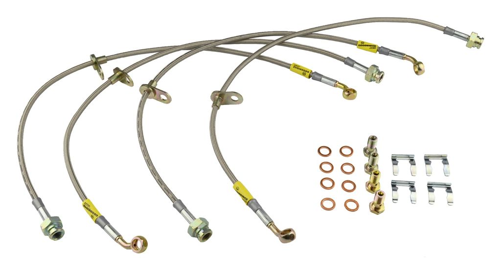 Goodridge 12220 - G-Stop Braided Stainless Steel Brake Line Kit