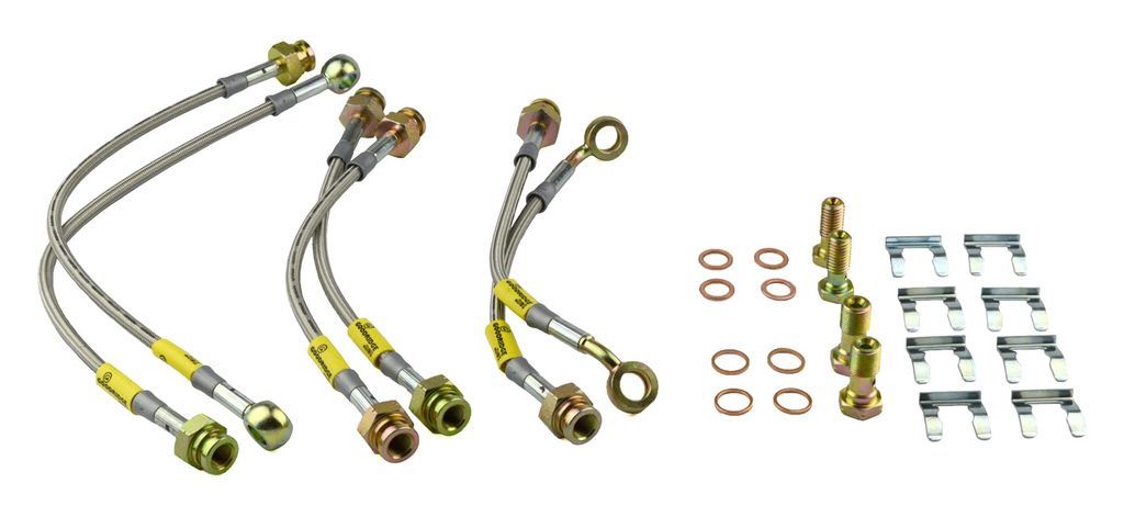 Goodridge 12295 - G-Stop Braided Stainless Steel Brake Line Kit