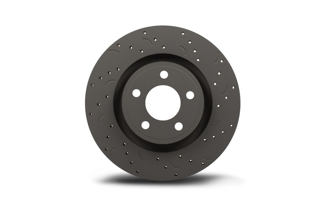 Hawk Performance HTC4200 - Talon Cross-Drilled and Slotted Disc Brake Rotors, Pair