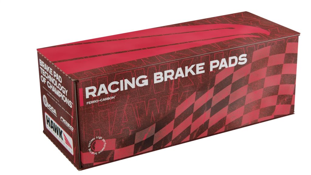 Hawk Performance HB100M.480 - Black Brake Pads, 2 Wheel Set, Race Use Only