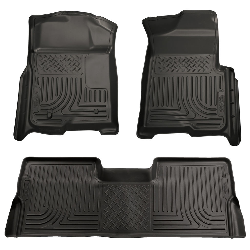 Husky Liners 98391 - Floor Liner, Front and 2nd Seat, Footwell Coverage