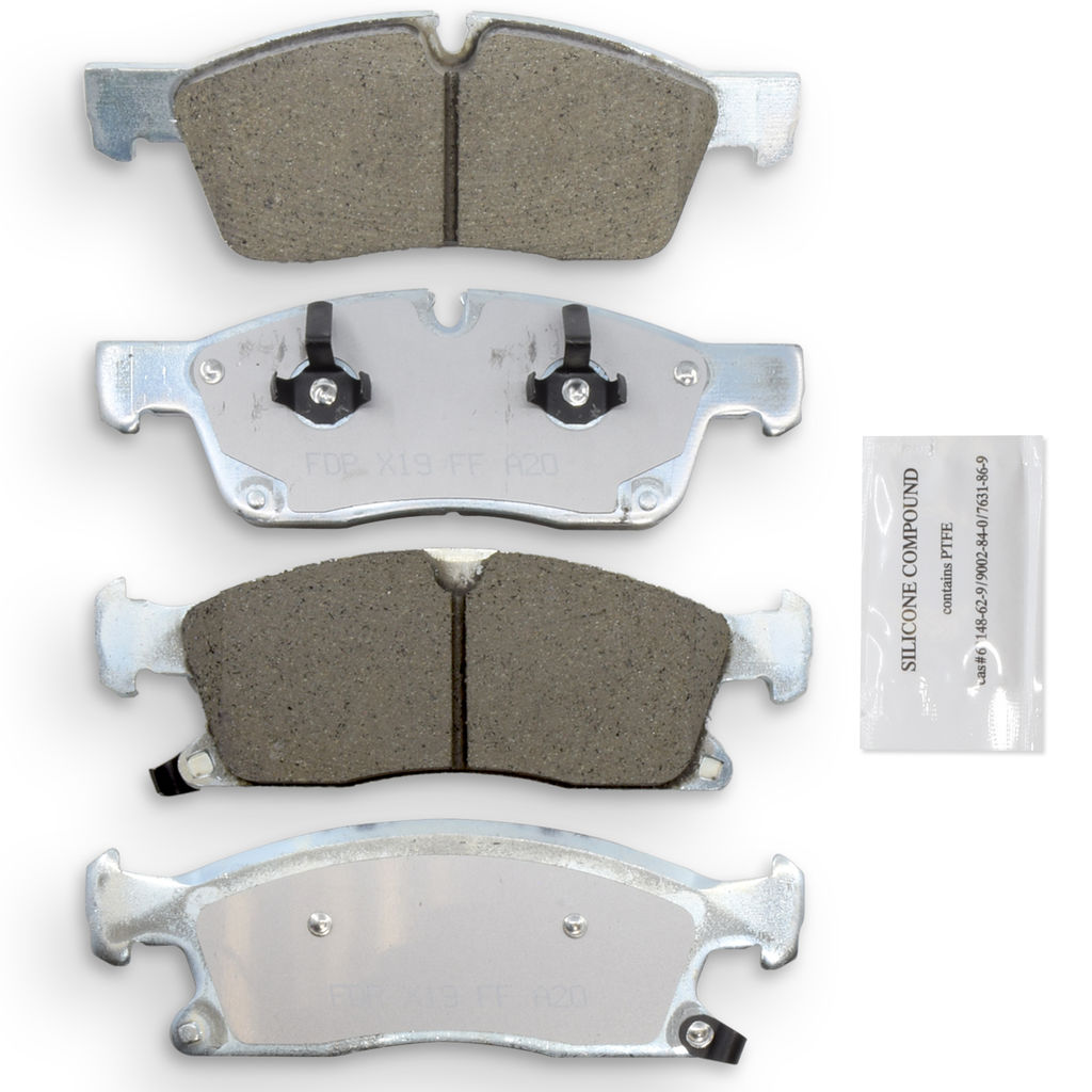 NRS Brakes NS1629 - Premium Galvanized Disc Brake Pad Set