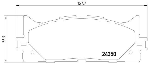 Pagid 355012401 - Brake Pad Set, Separate Accessory Pack: 355204911