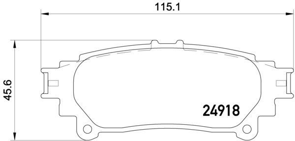Pagid 355015371 - Brake Pad Set