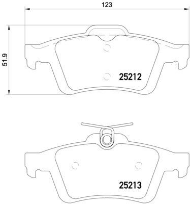 Pagid 355015761 - Brake Pad Set, Separate Accessory Pack: 355201501