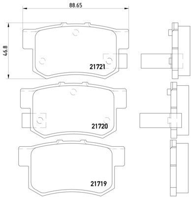 Pagid 355016451 - Brake Pad Set