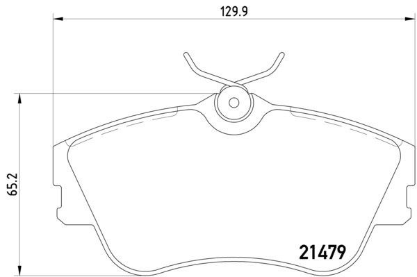 Pagid 355018071 - Brake Pad Set, With Brake Caliper Screws, Separate Accessory Pack: 355201381