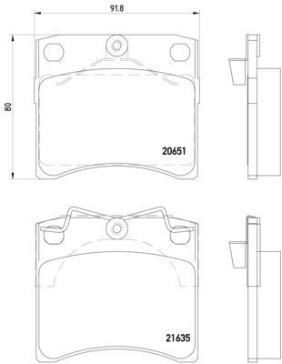 Pagid 355018381 - Brake Pad Set, With Accessories, Separate Accessory Pack: 355205501