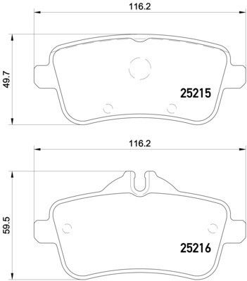 Pagid 355020161 - Brake Pad Set, With Accessories, With Brake Caliper Screws