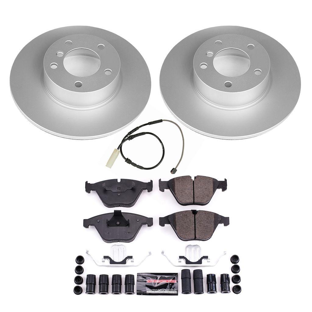 PowerStop CRK8823 - Z23 Geomet High Carbon Rotor and Carbon Fiber Pad Kit