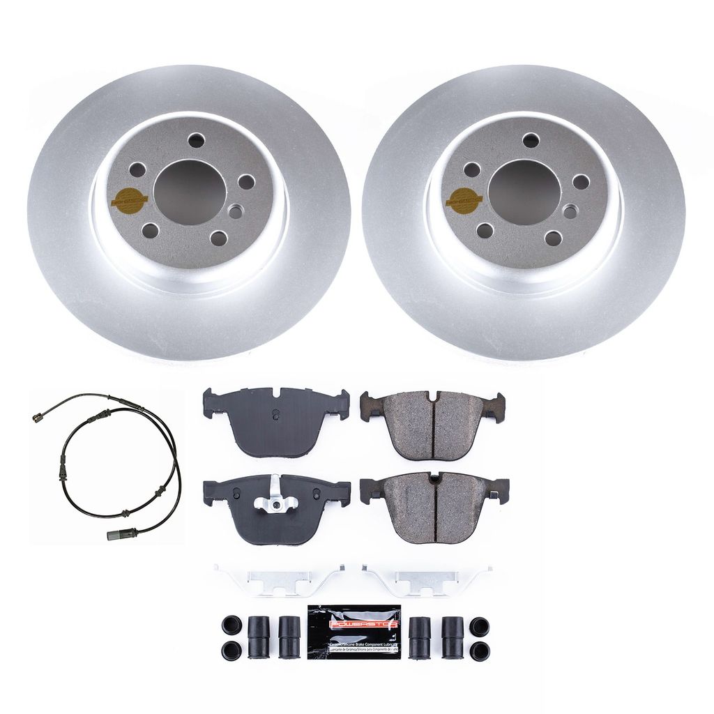 PowerStop CRK8848 - Z23 Geomet High Carbon Rotor and Carbon Fiber Pad Kit