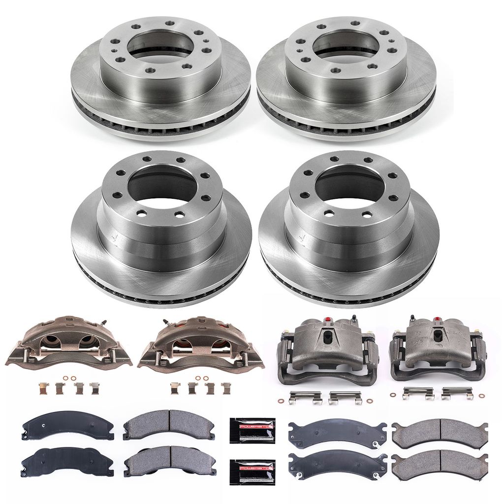 PowerStop KCOE6274 - OE Stock Replacement Brake Pad, Rotor and Caliper Kit