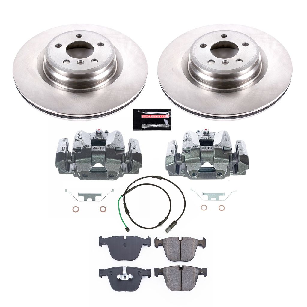 PowerStop KCOE6416 - OE Stock Replacement Brake Pad, Rotor and Caliper Kit