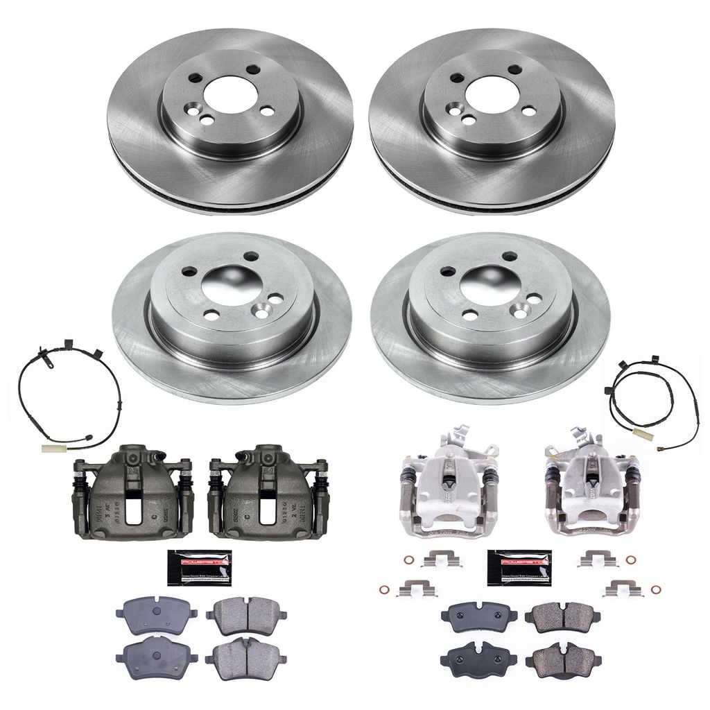 PowerStop KCOE6742 - OE Stock Replacement Brake Pad, Rotor and Caliper Kit