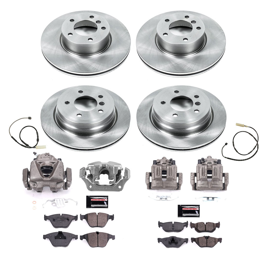 PowerStop KCOE8842A - OE Stock Replacement Brake Pad, Rotor and Caliper Kit