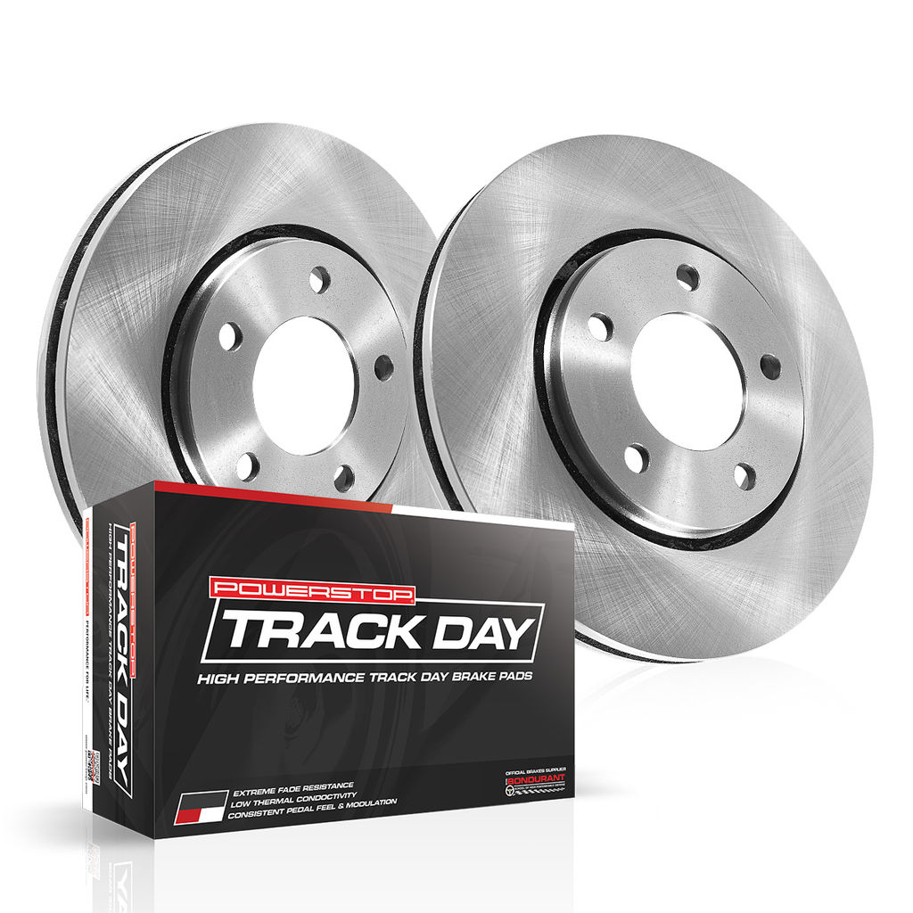 PowerStop TDBK5887 - Track Day High-Performance Brake Pad and Rotor Kit