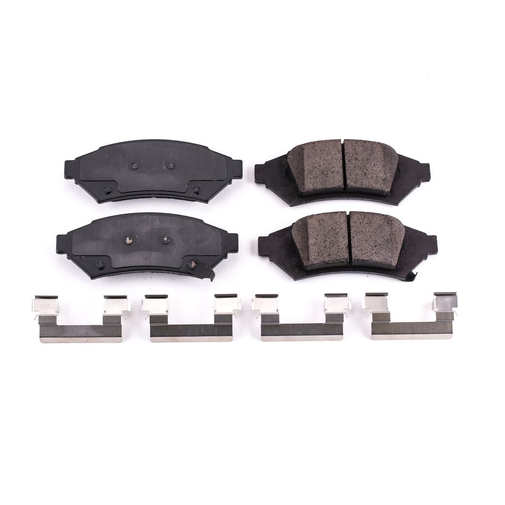 PowerStop 17-1000 - Z17 Low Dust Evolution Ceramic Brake Pads with Hardware