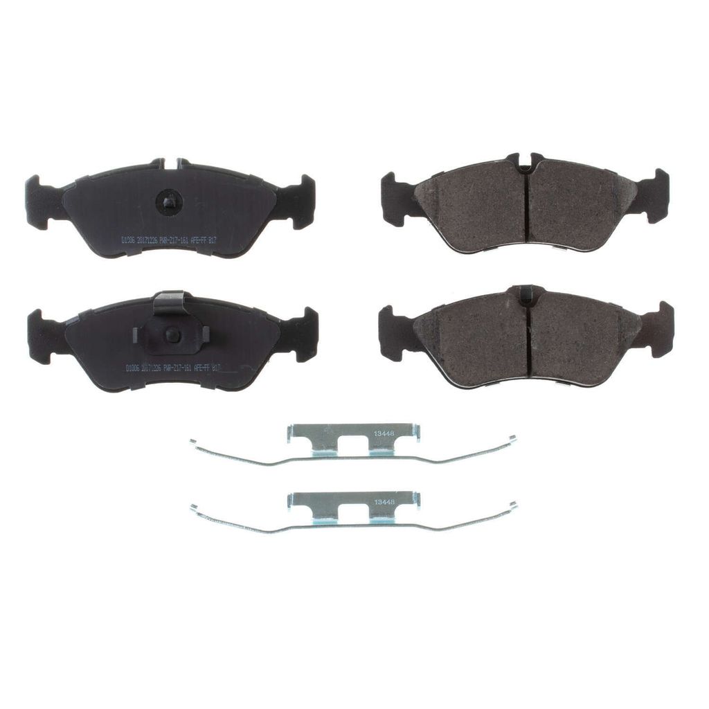 PowerStop 17-1006 - Z17 Low Dust Evolution Ceramic Brake Pads with Hardware