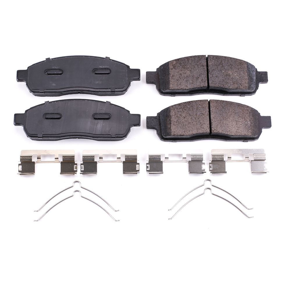 PowerStop 17-1011 - Z17 Low Dust Evolution Ceramic Brake Pads with Hardware