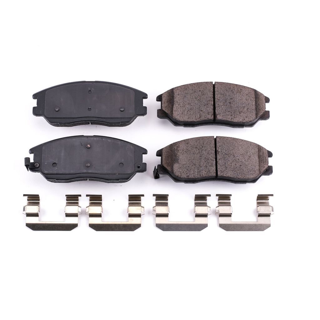 PowerStop 17-1013 - Z17 Low Dust Evolution Ceramic Brake Pads with Hardware