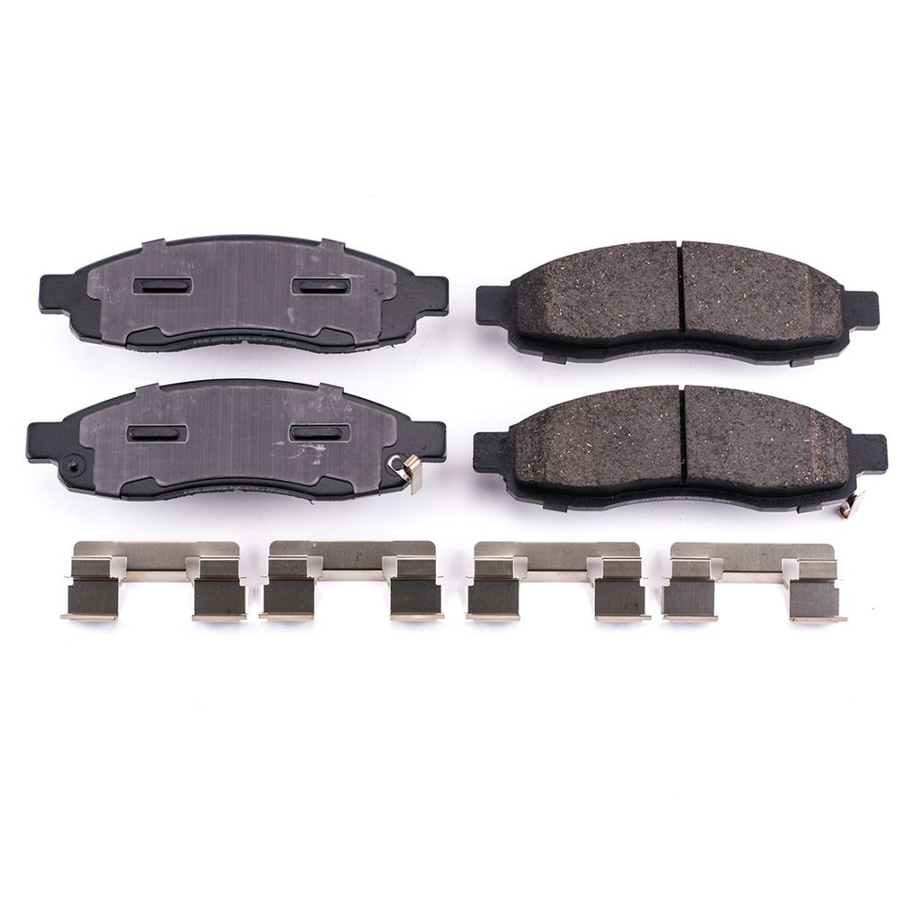 PowerStop 17-1015 - Z17 Low Dust Evolution Ceramic Brake Pads with Hardware