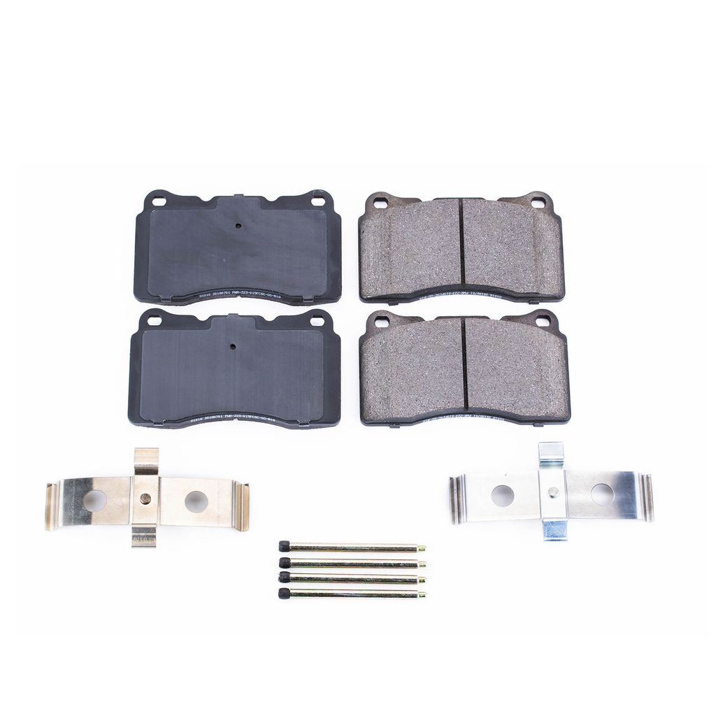 PowerStop 17-1016 - Z17 Low Dust Evolution Ceramic Brake Pads with Hardware