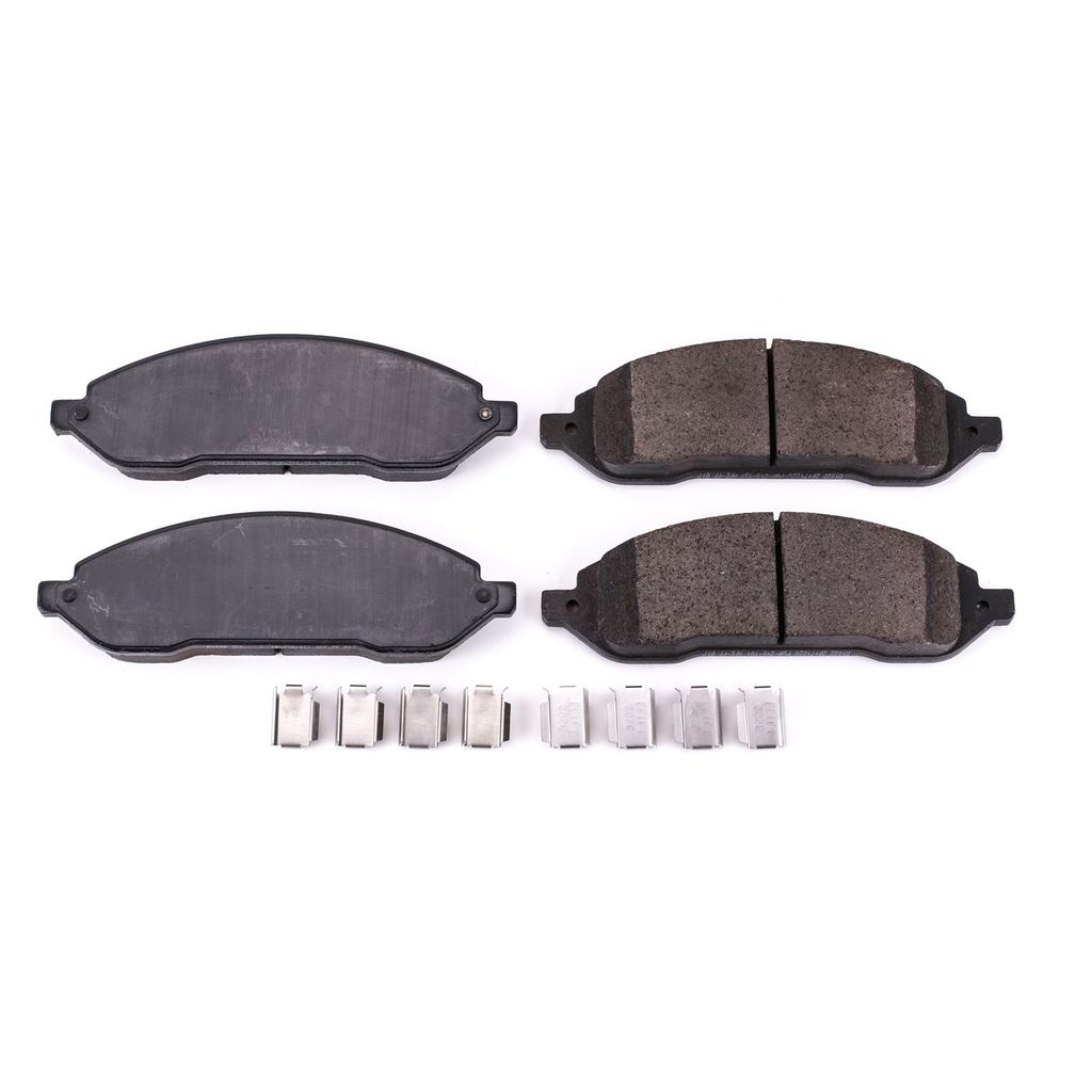 PowerStop 17-1022 - Z17 Low Dust Evolution Ceramic Brake Pads with Hardware