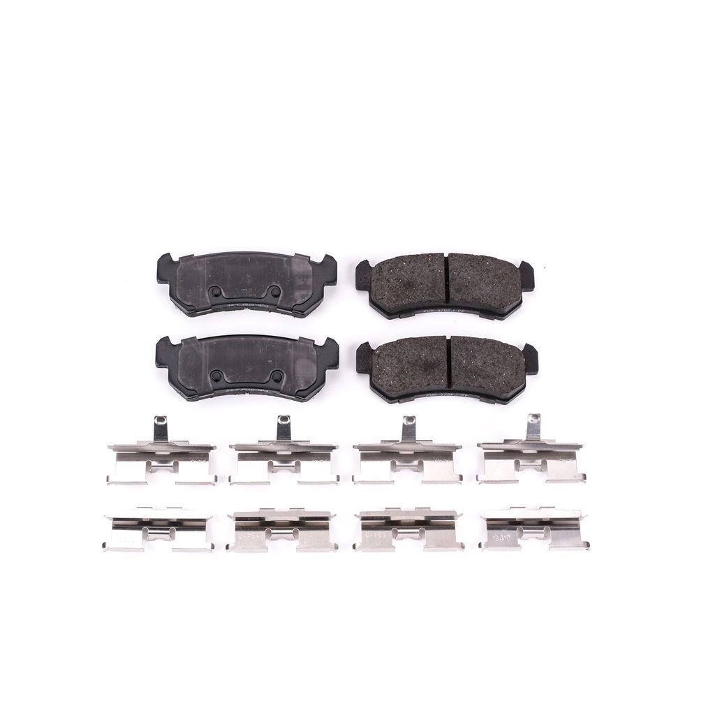 PowerStop 17-1036 - Z17 Low Dust Evolution Ceramic Brake Pads with Hardware