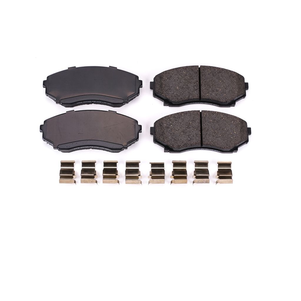 PowerStop 17-1038 - Z17 Low Dust Evolution Ceramic Brake Pads with Hardware
