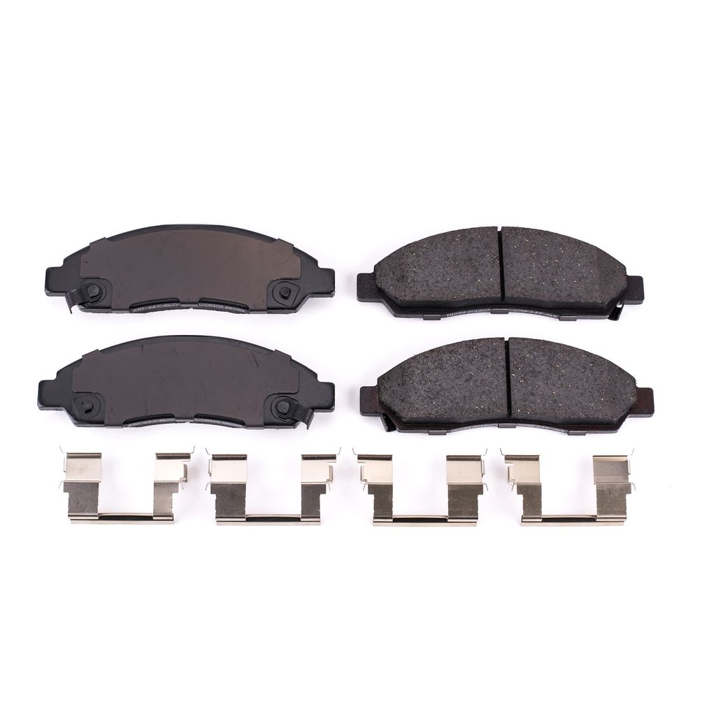 PowerStop 17-1039 - Z17 Low Dust Evolution Ceramic Brake Pads with Hardware