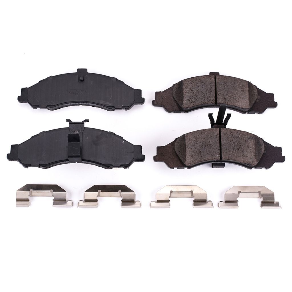 PowerStop 17-1043 - Z17 Low Dust Evolution Ceramic Brake Pads with Hardware