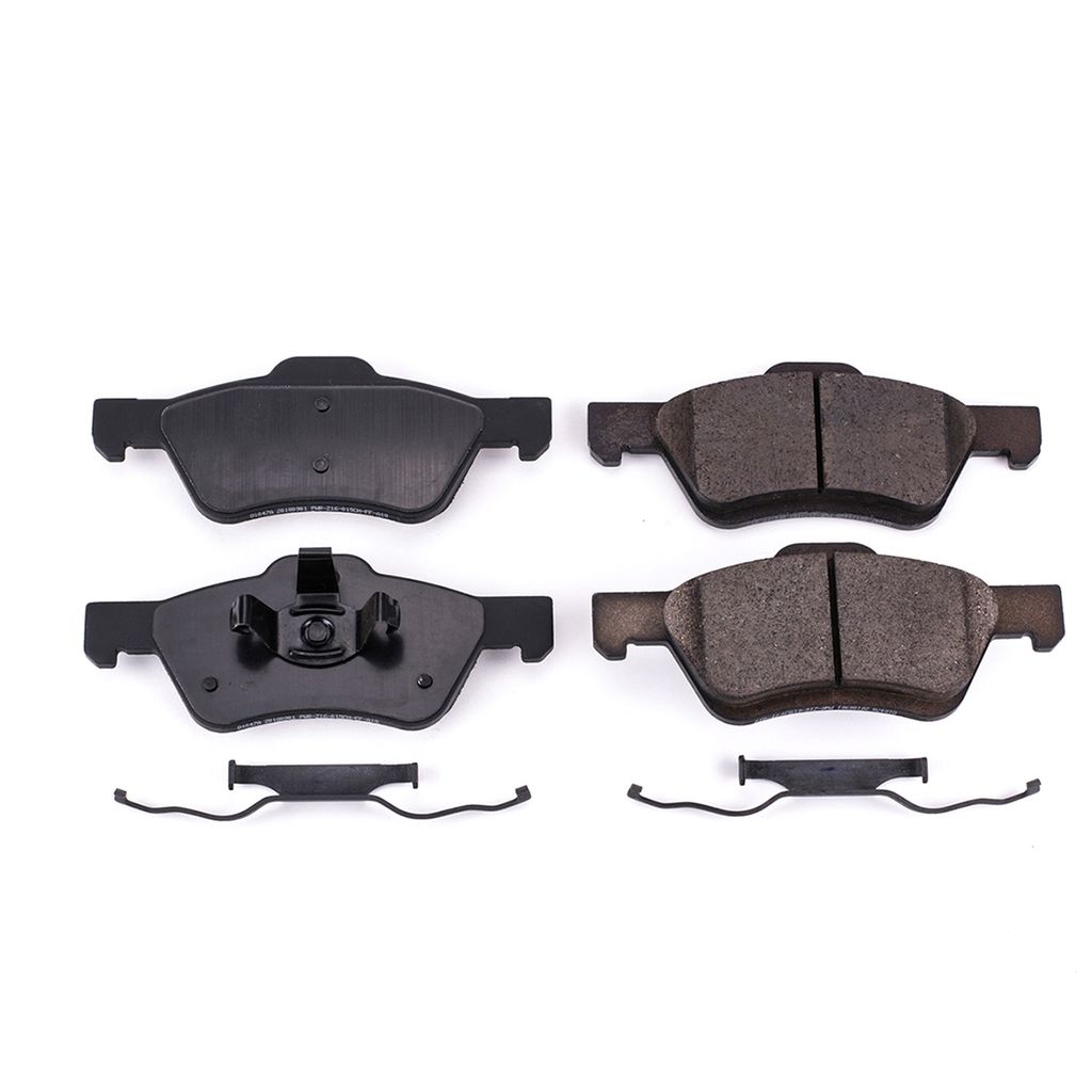 PowerStop 17-1047A - Z17 Low Dust Evolution Ceramic Brake Pads with Hardware